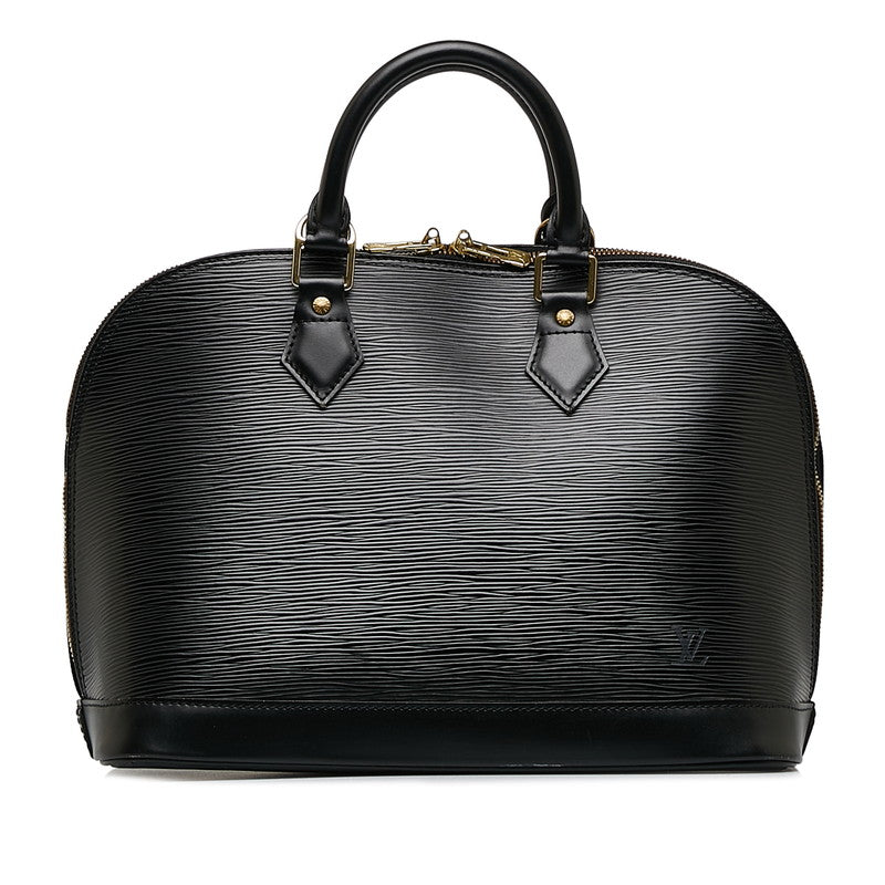 Louis Vuitton Epic Alma Handbag M52142 Noir Black Leather Louis Vuitton