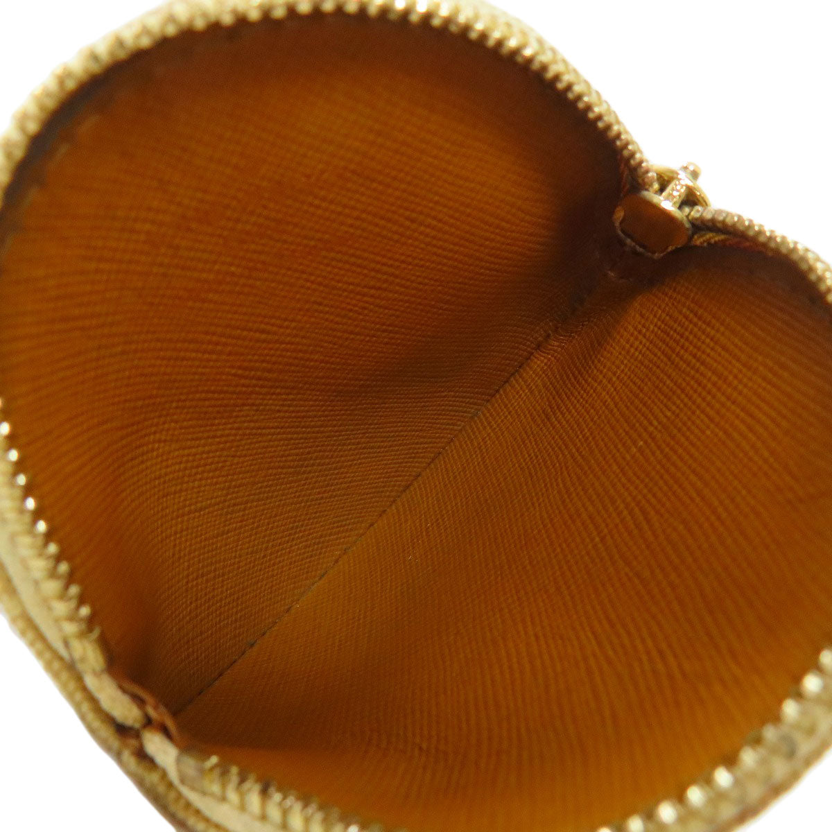 LOUIS VUITTON Coin case M92452 Monogram mini run beige Portonet Ron Women