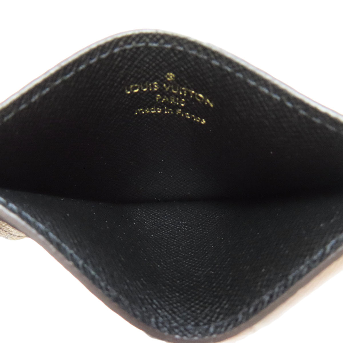 LOUIS VUITTON Card Case M69161 Monogram reverse Brown Porto cult Simple Women