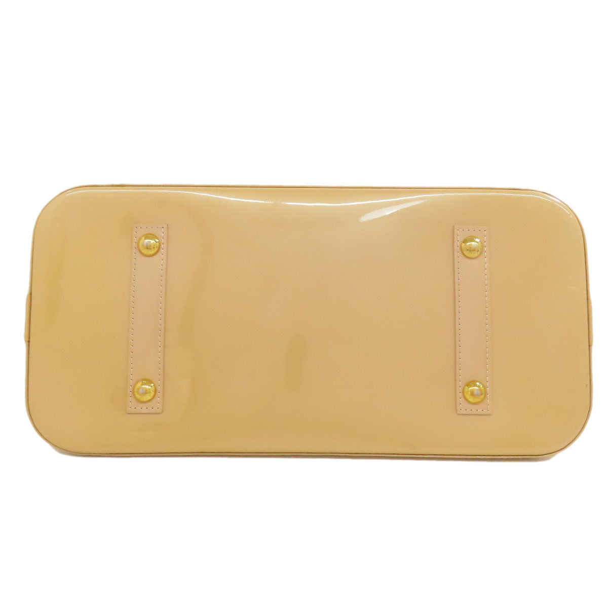 LOUIS VUITTON Handbag M91610 Vernis yellow Alma MM Women