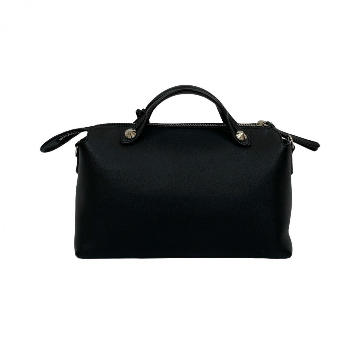 FENDI Shoulder Bag leather black By the way medium