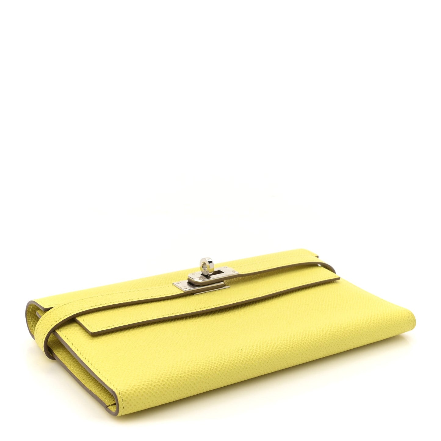 Hermes Epsom Kelly Tri-Fold Wallet Soufre
