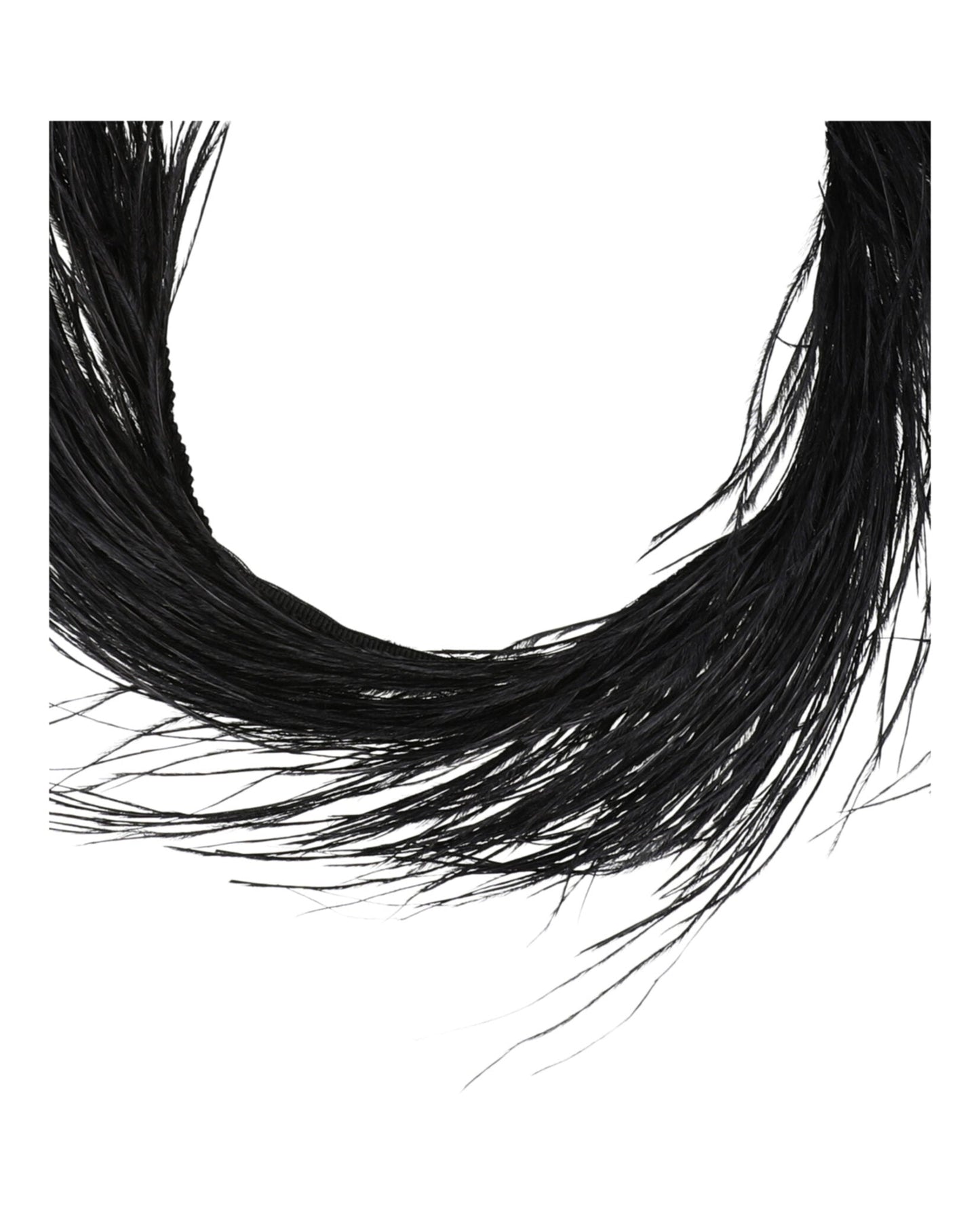 Gucci Womens Ostrich Feather Choker Necklace