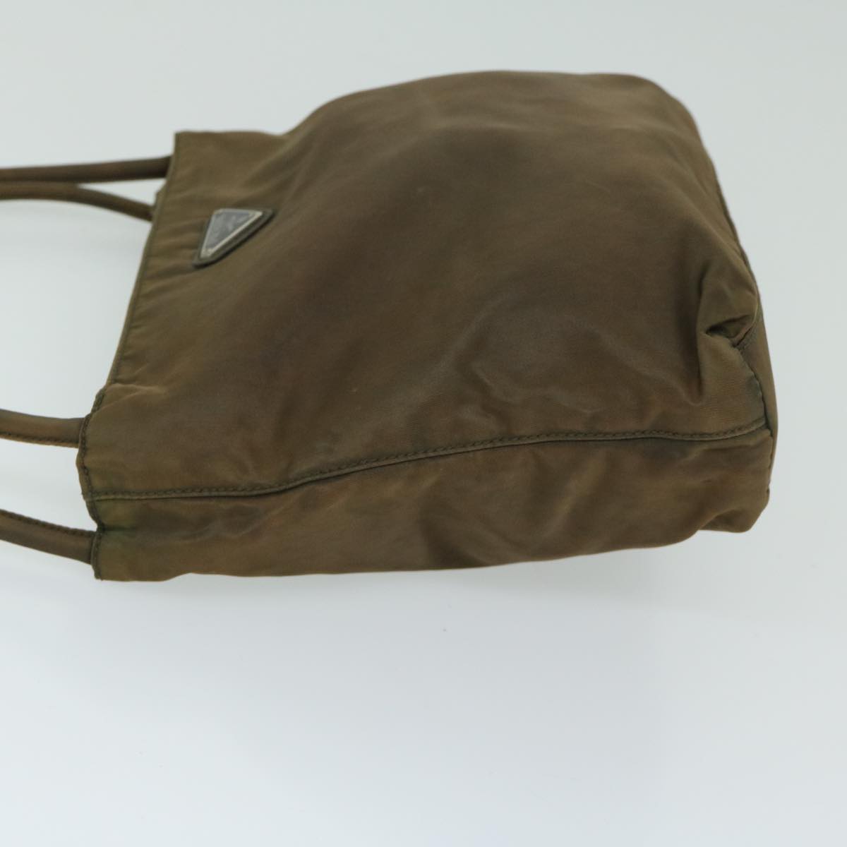 PRADA Shoulder Bag Nylon Brown Auth 68188