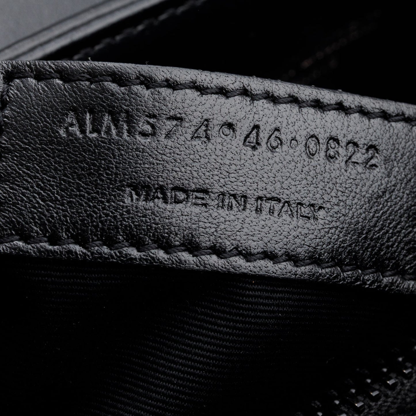 Saint Laurent 2022 Black Calfskin Y Quilted Monogram Monochrome Medium Loulou Chain Satchel