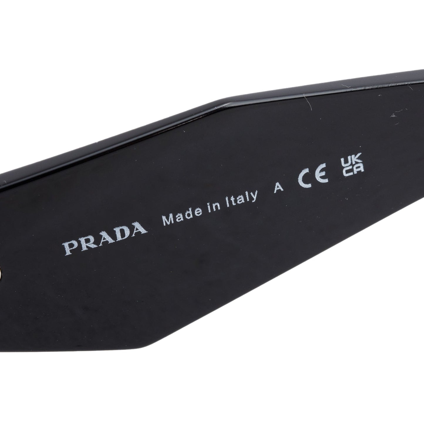Prada SPR17W Black Acetate Symbole Sunglasses