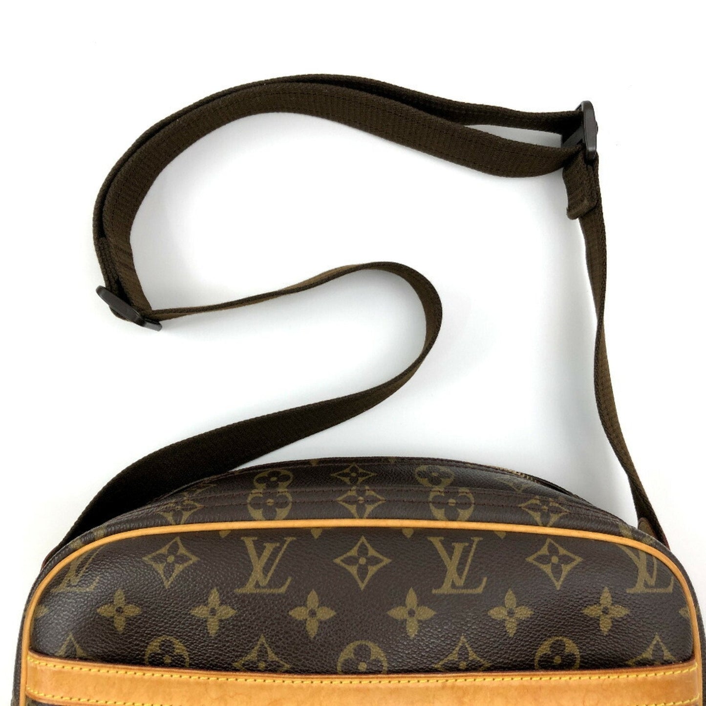 Louis Vuitton Brown Canvas Reporter shoulder bag