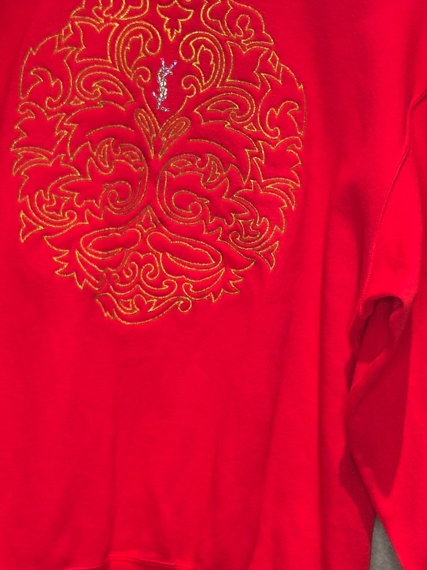 Yves Saint Laurent Embroidered Sweatshirt