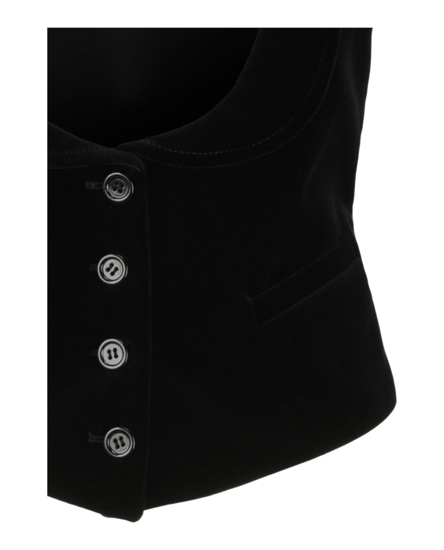 Gucci Womens Velvet Vest