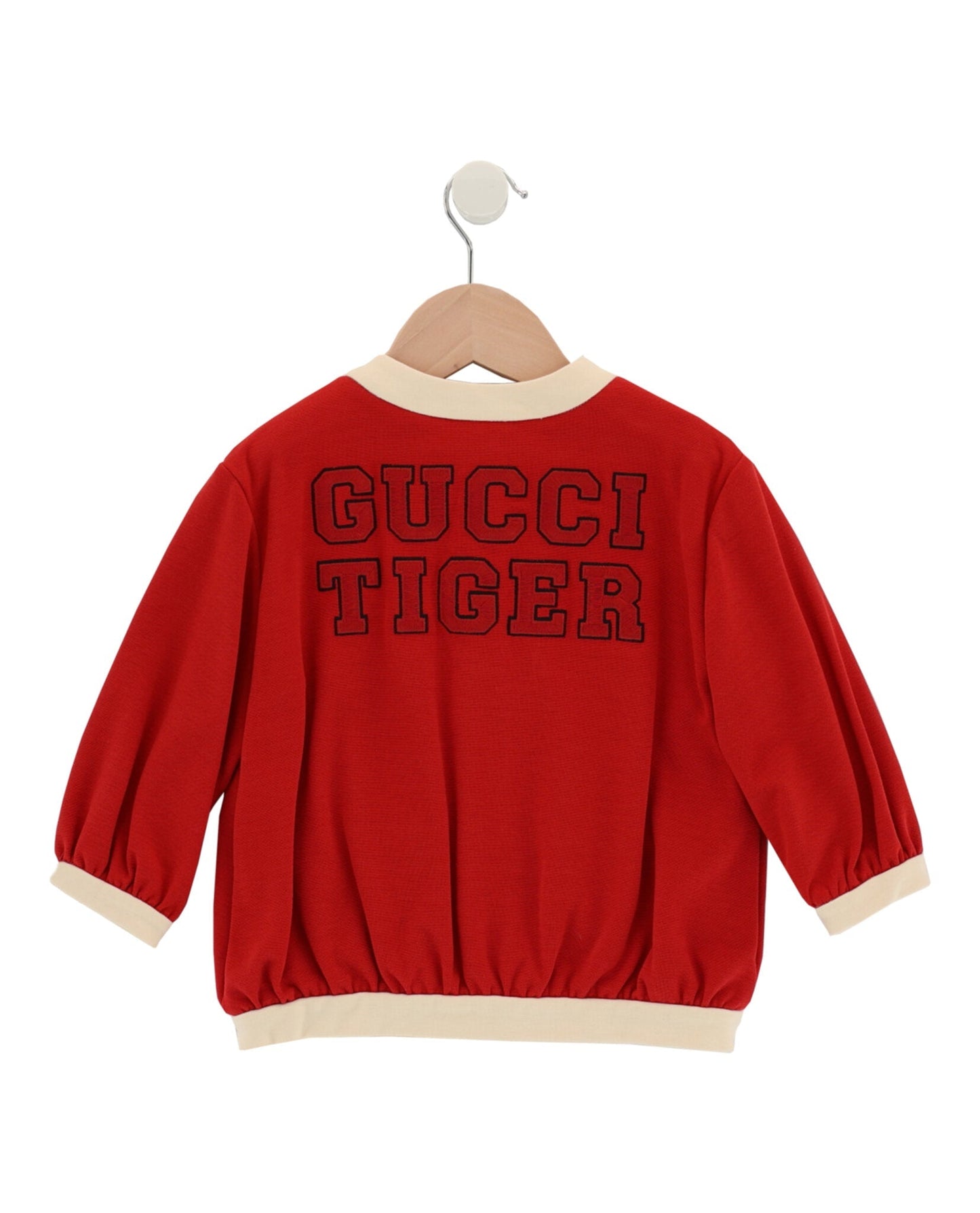 Gucci Girls Contrast Long Sleeve Knit Cardigan