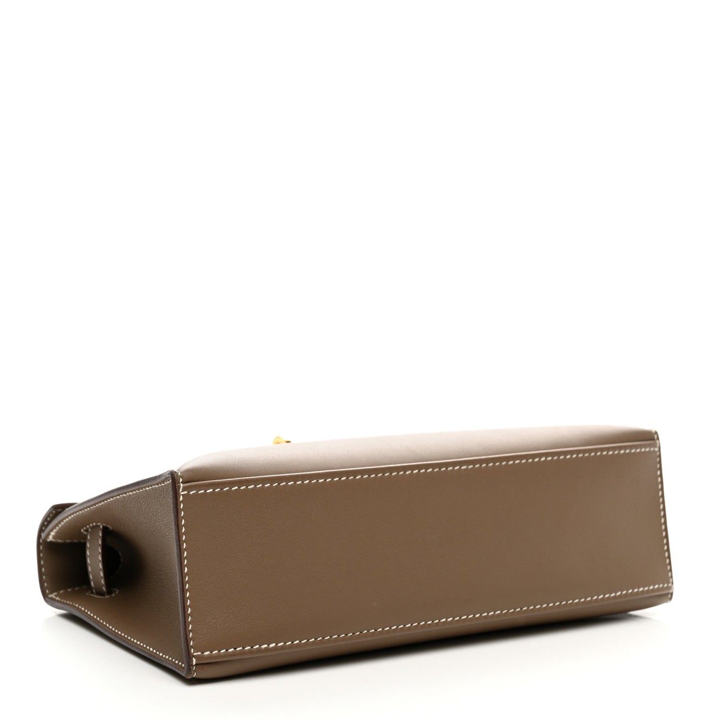 Hermes Swift Kelly Pochette Clutch Etoupe