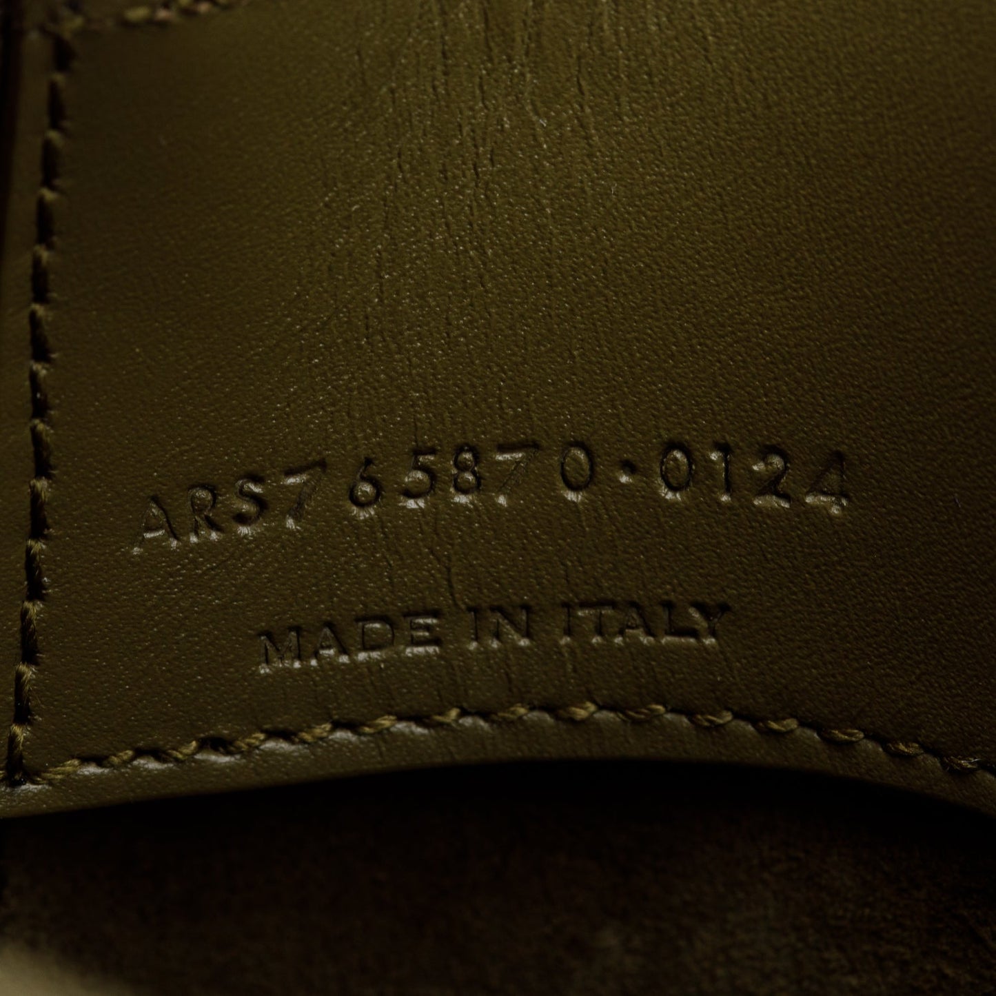 Saint Laurent 2024 Olive Shiny Calfskin Le 37 Mini Bucket Bag
