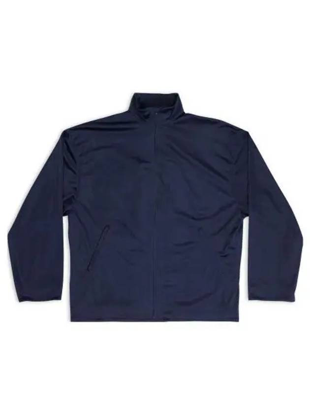 Luxury Balenciaga Trending 2026 Side Zip Pockets Track Jacket Blue