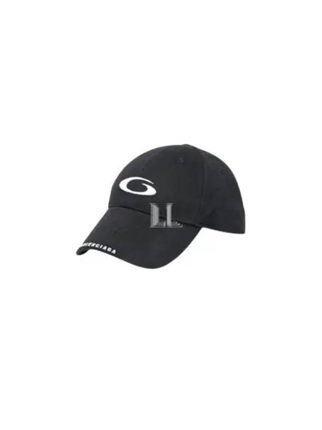Luxury Balenciaga Trending 2026 Embroidered Icon Logo Ball Cap Black