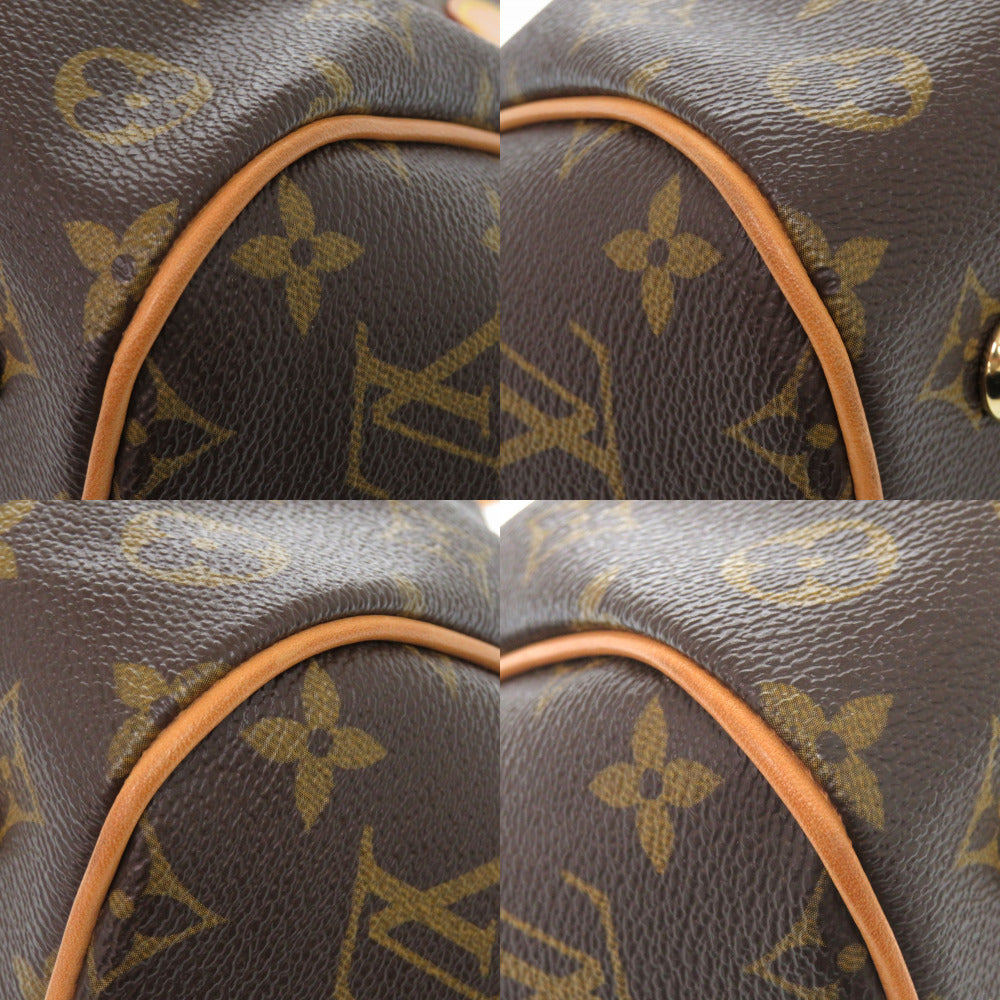 LOUIS VUITTON Handbag M40143 Monogram canvas Brown Monogram Tivoli PM
