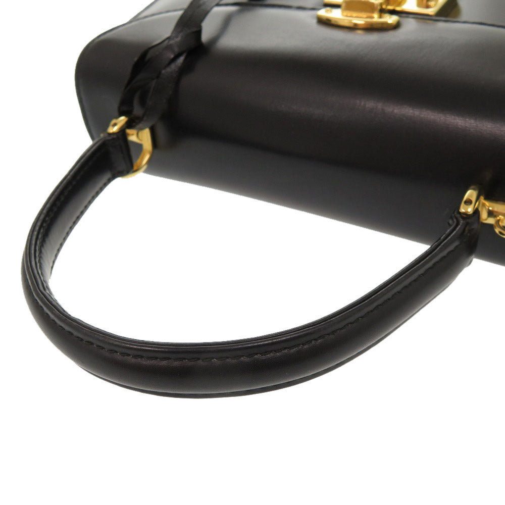 GUCCI Handbag 000 46 0210 leather black Lady Rock Vintage Women