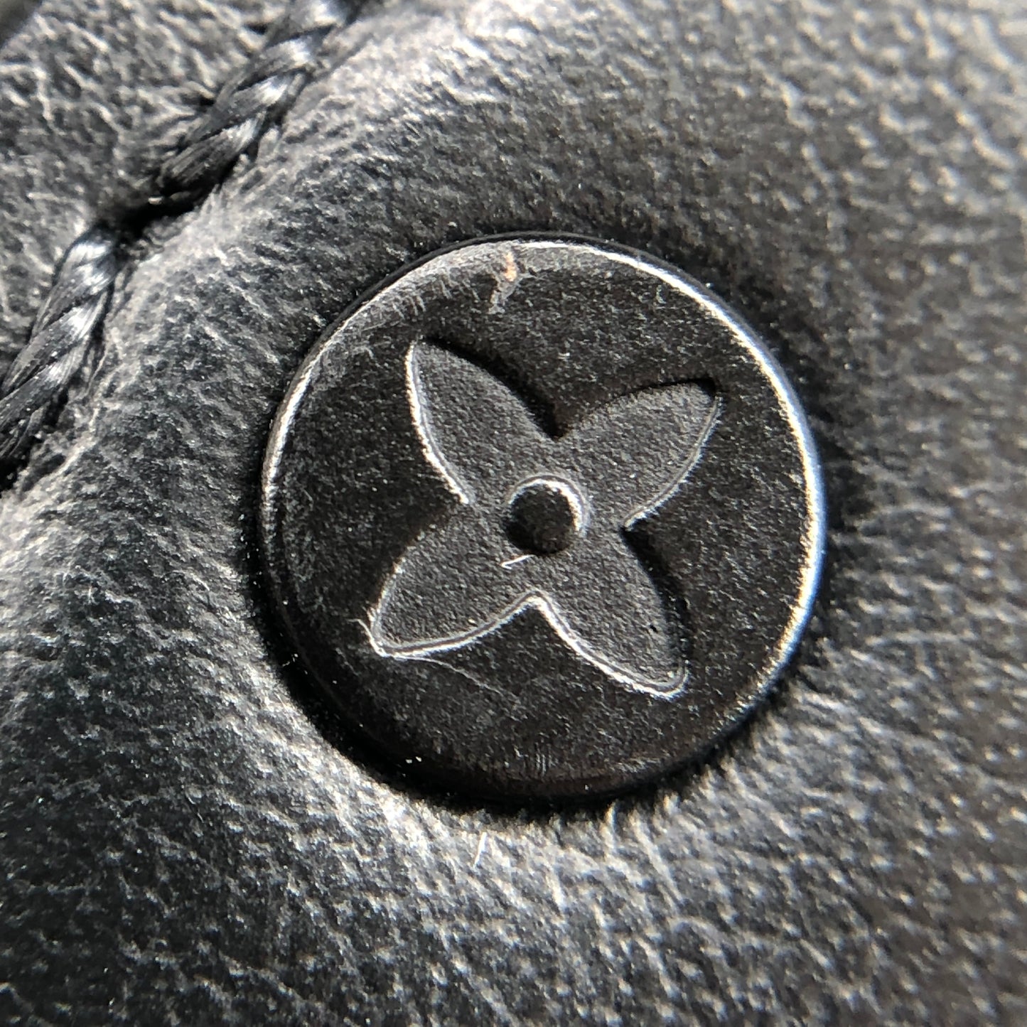 Louis Vuitton Monogram Taurillon Leather Steamer Crossbody Bag Black