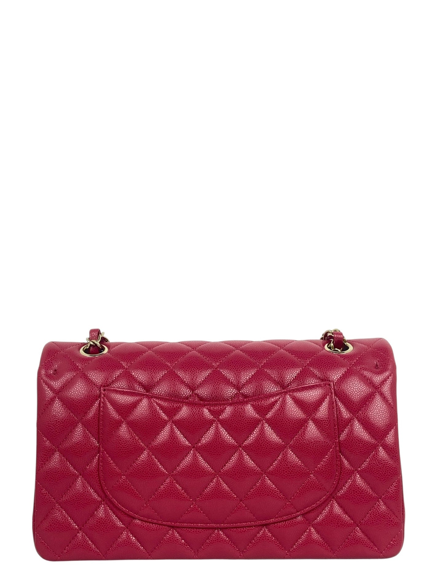 Chanel Red Caviar Medium Double Flap Bag