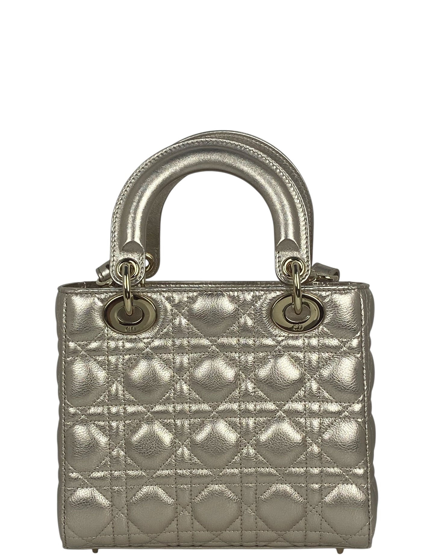 Christian Dior Gold My ABCDior Small Lady Dior