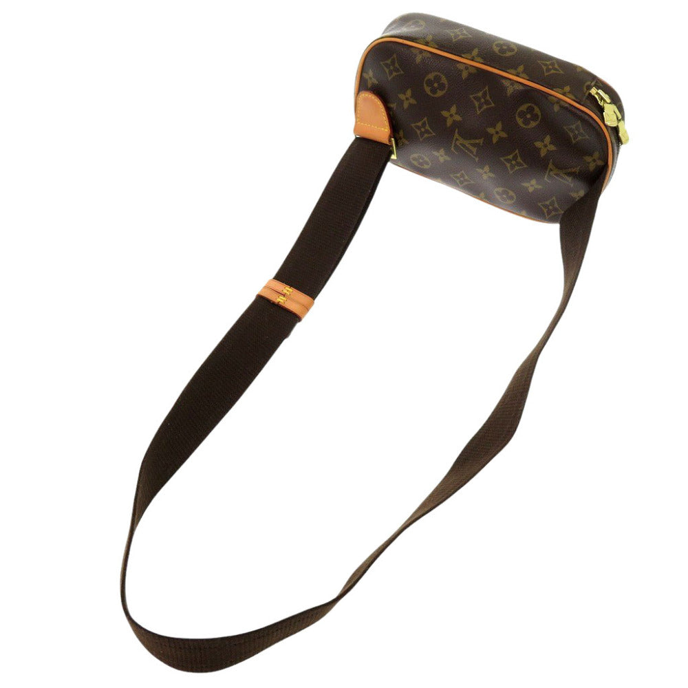 LOUIS VUITTON Sling bag M51870 Monogram canvas Brown Monogram Pochette Gange mens(Unisex)
