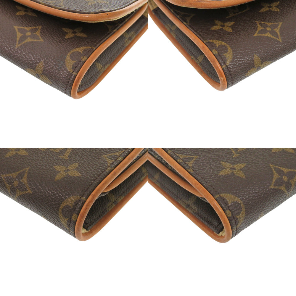 LOUIS VUITTON Shoulder Bag M51852 Monogram canvas Brown Monogram Pochette Twin GM
