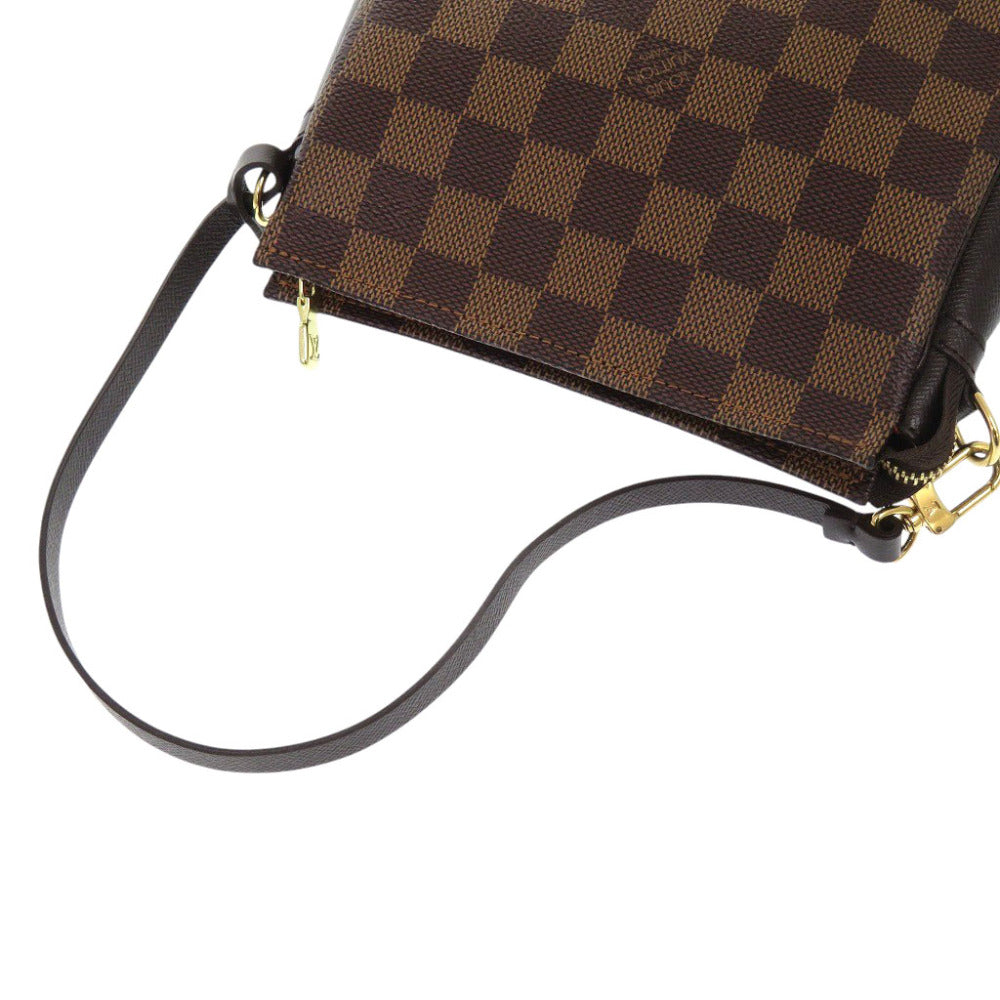 LOUIS VUITTON Handbag Damier canvas Brown Damier Truth makeup Women