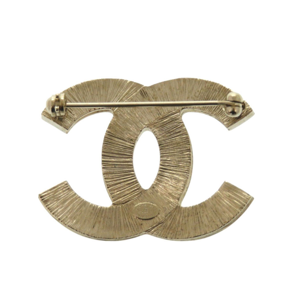 CHANEL Brooch B12P Gold Plated gold COCO Mark