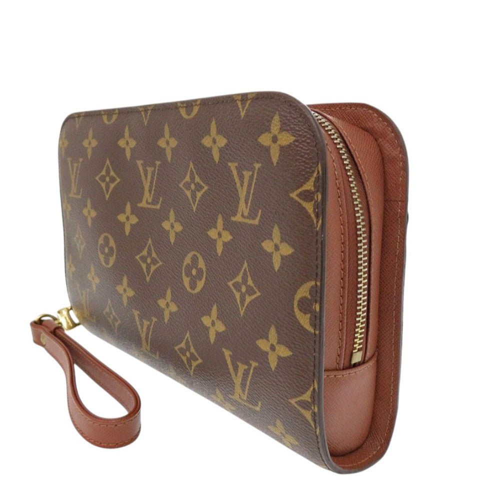 LOUIS VUITTON business bag M51790 Monogram canvas Brown Orsay unisex(Unisex)