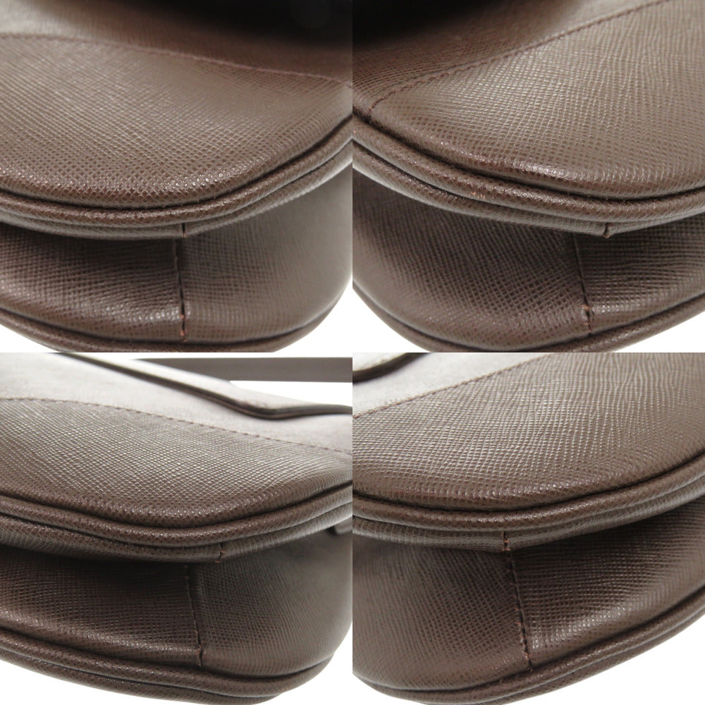 BURBERRY Handbag 20230824 leather Brown Vintage logo Women
