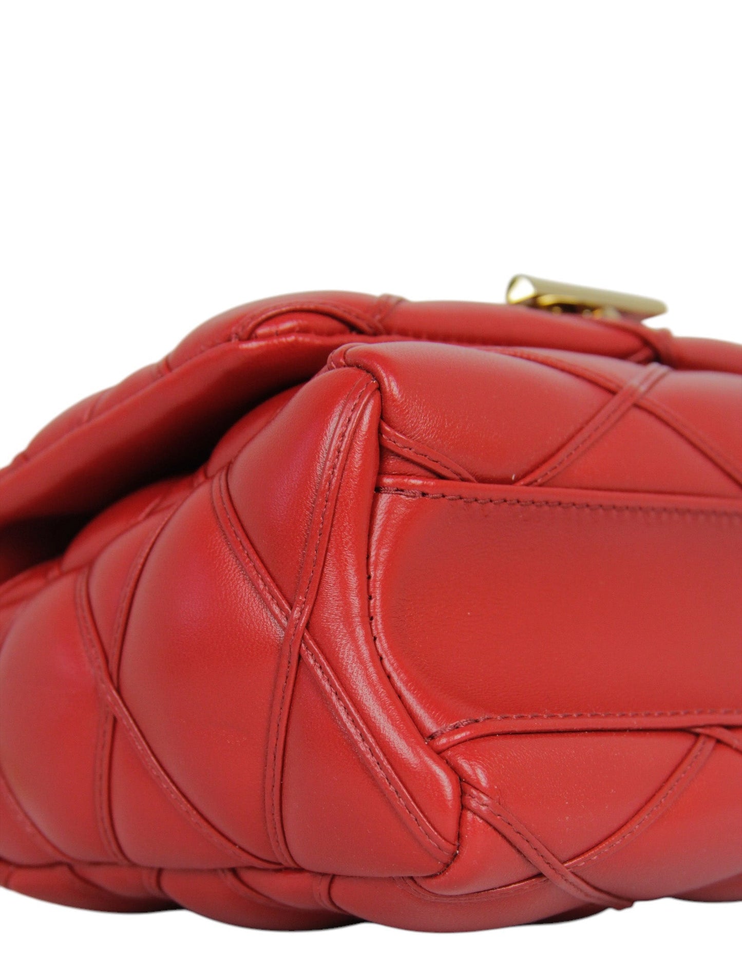 Louis Vuitton Red Malletage Top Handle GO-14 MM Bah