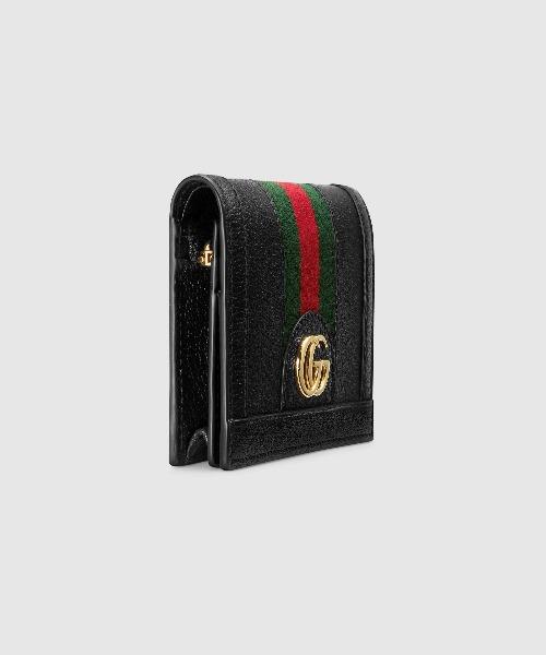 Gucci Ophidia Leather Case Wallet Black