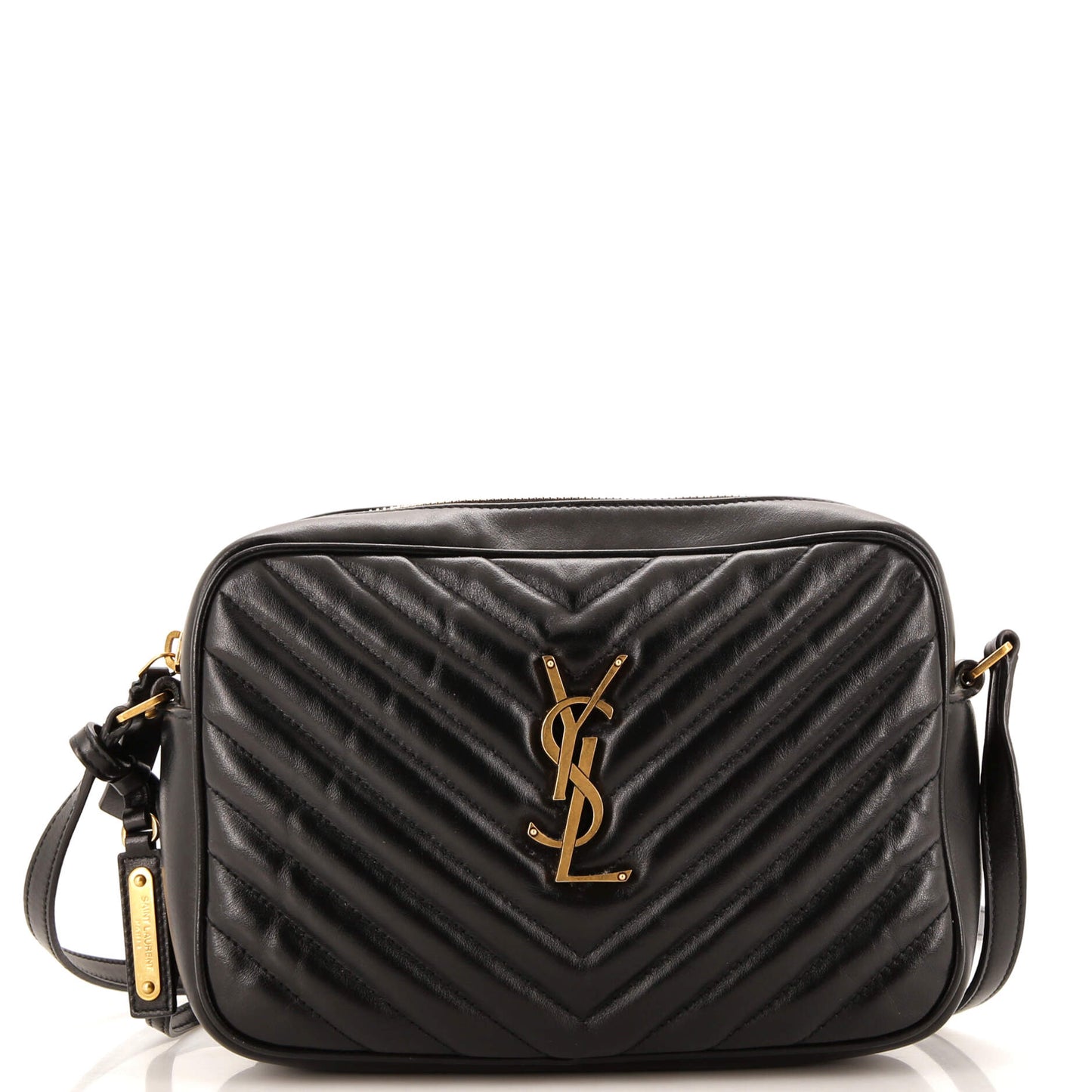 Luxury Saint Laurent Trending 2025 Lou Camera Bag Matelasse Chevron Leather Small
