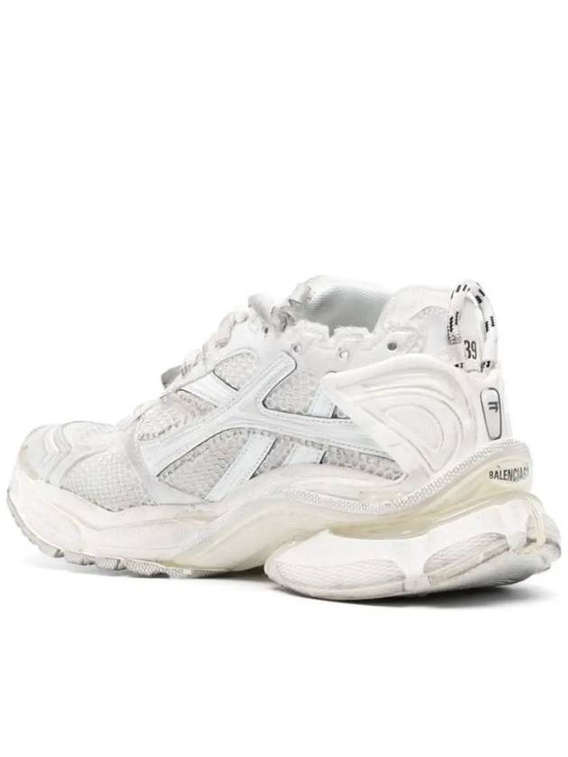 Luxury Balenciaga Trending 2026 Runner Embroidered Logo Low Top Sneakers White