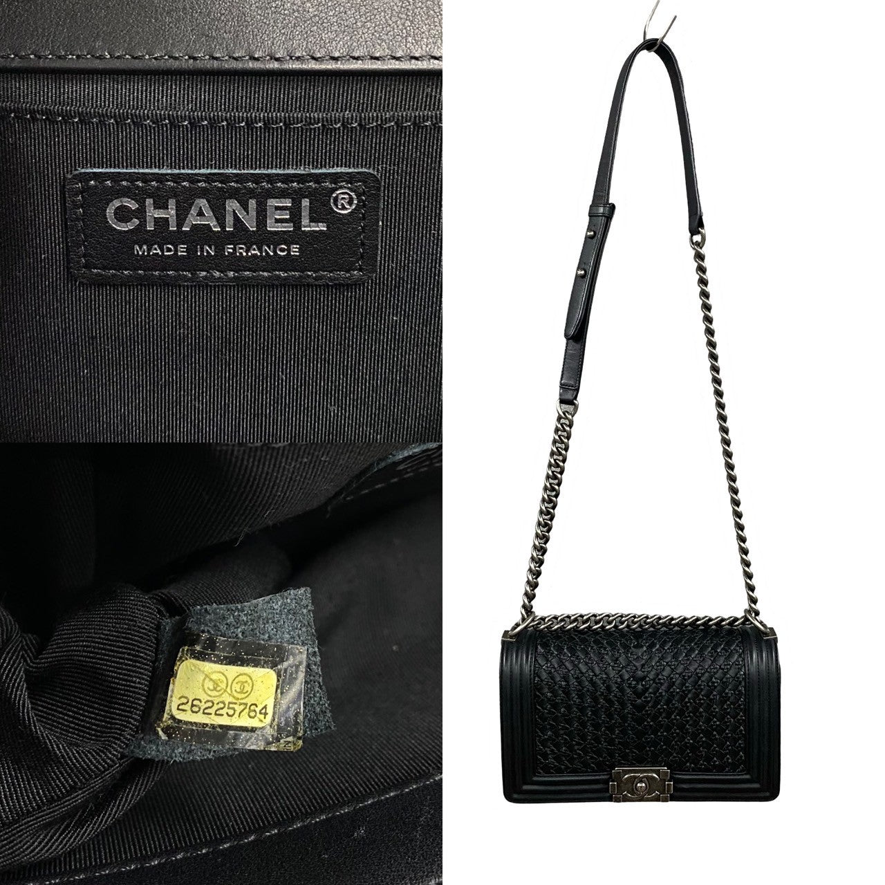 Chanel Boy Chanel Lambskin Shoulder Bag