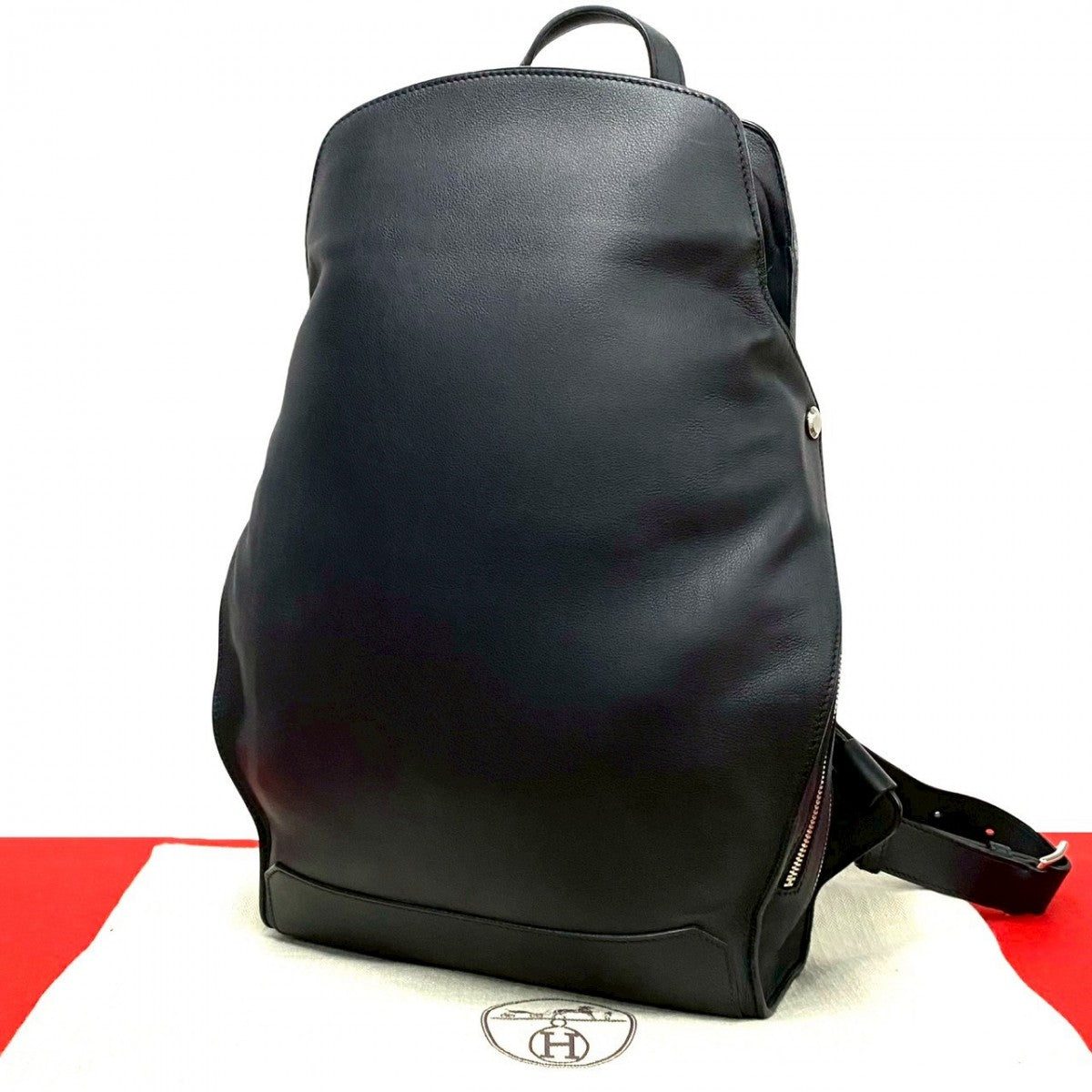 HERMES Backpack Evercolor Navy Cityback 27