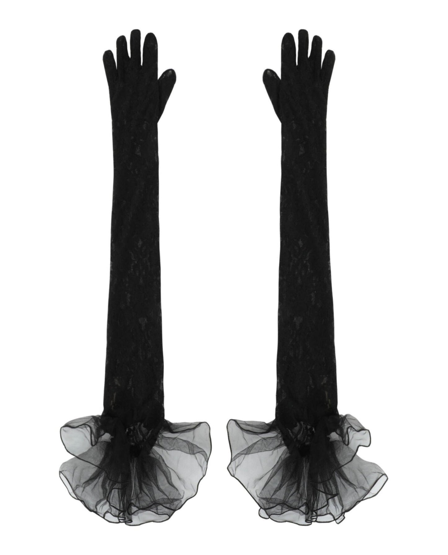 Gucci Womens Lace Glove Sleeves