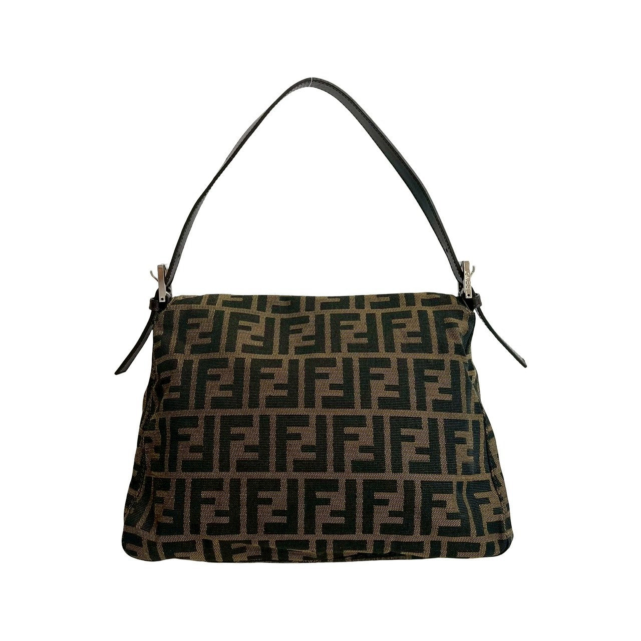 FENDI Shoulder Bag canvas Brown