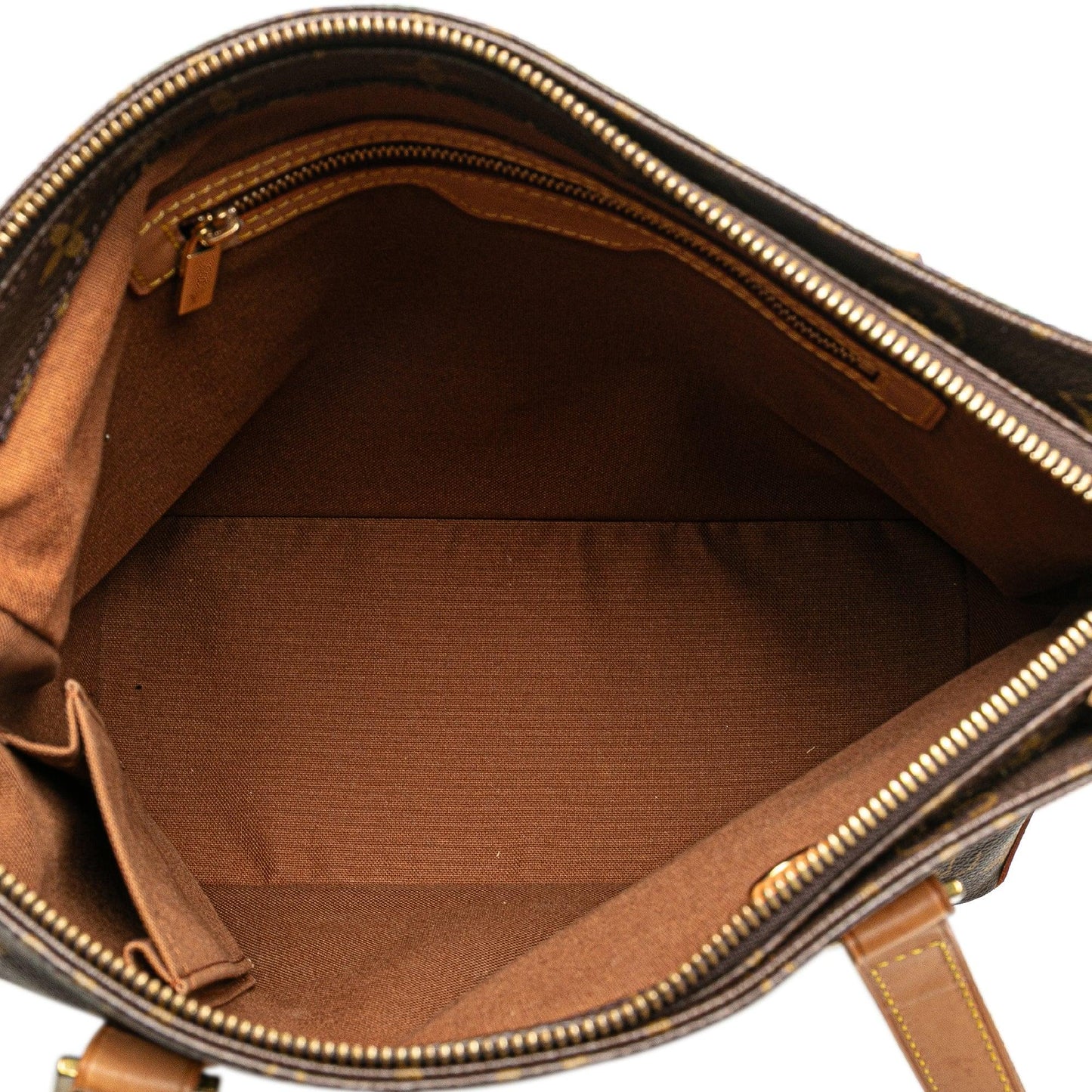 Brown Louis Vuitton Monogram Cabas Piano Tote Bag
