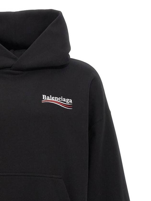 Luxury Balenciaga Trending 2026 Political Campaign Hoodie Black