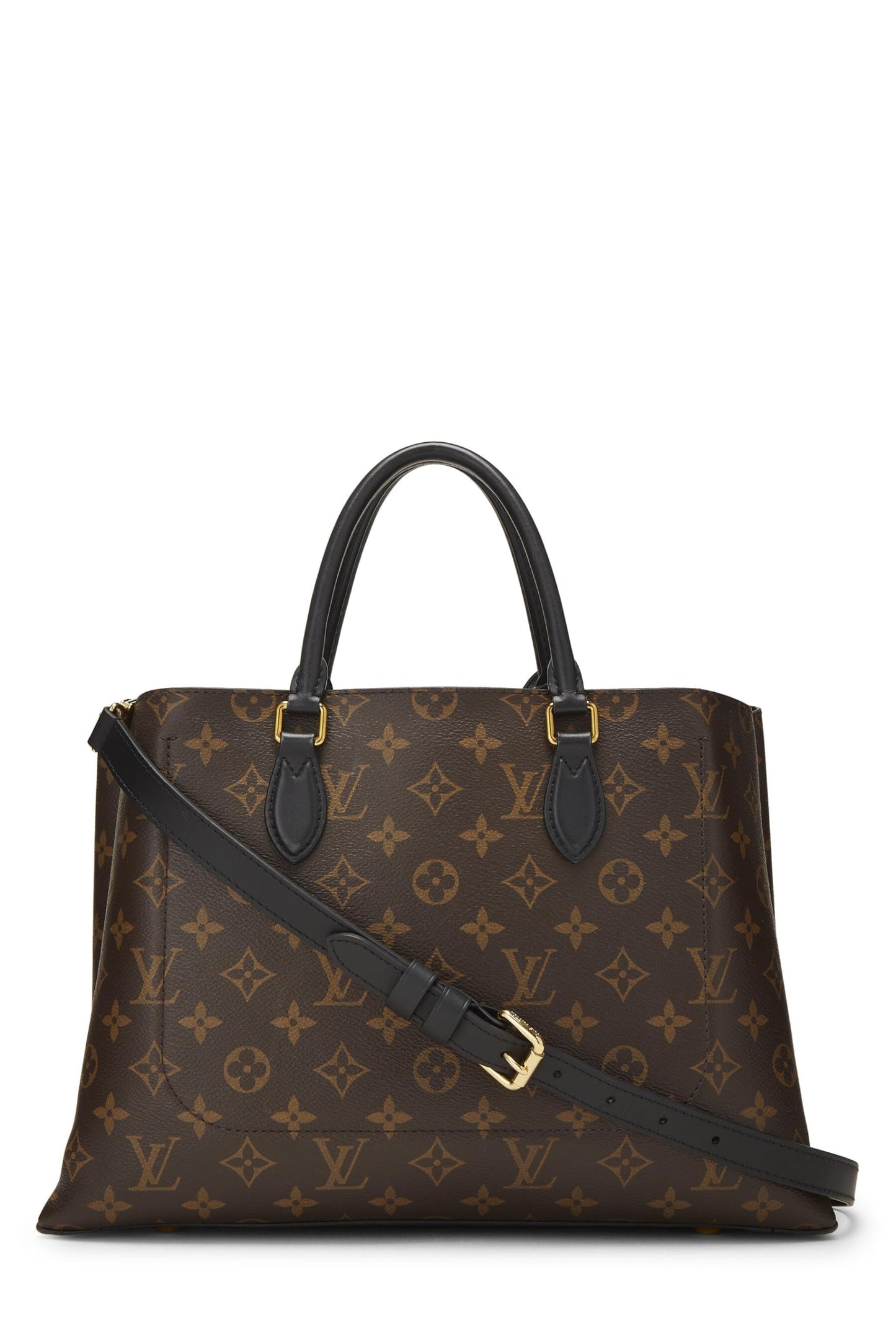 Louis Vuitton, Black Monogram Flower Tote, Black