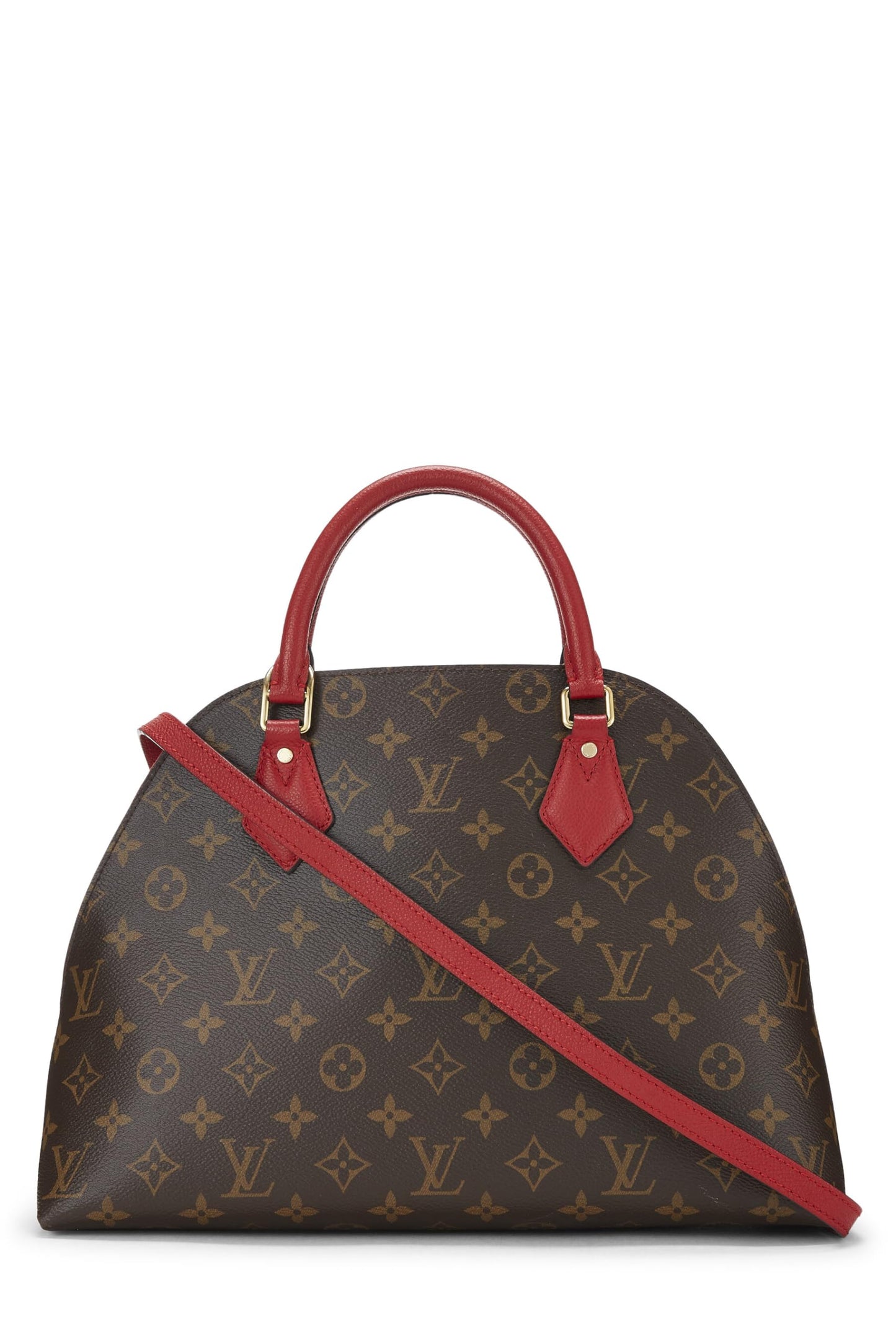 Louis Vuitton, Red Monogram Canvas Alma BNB, Red