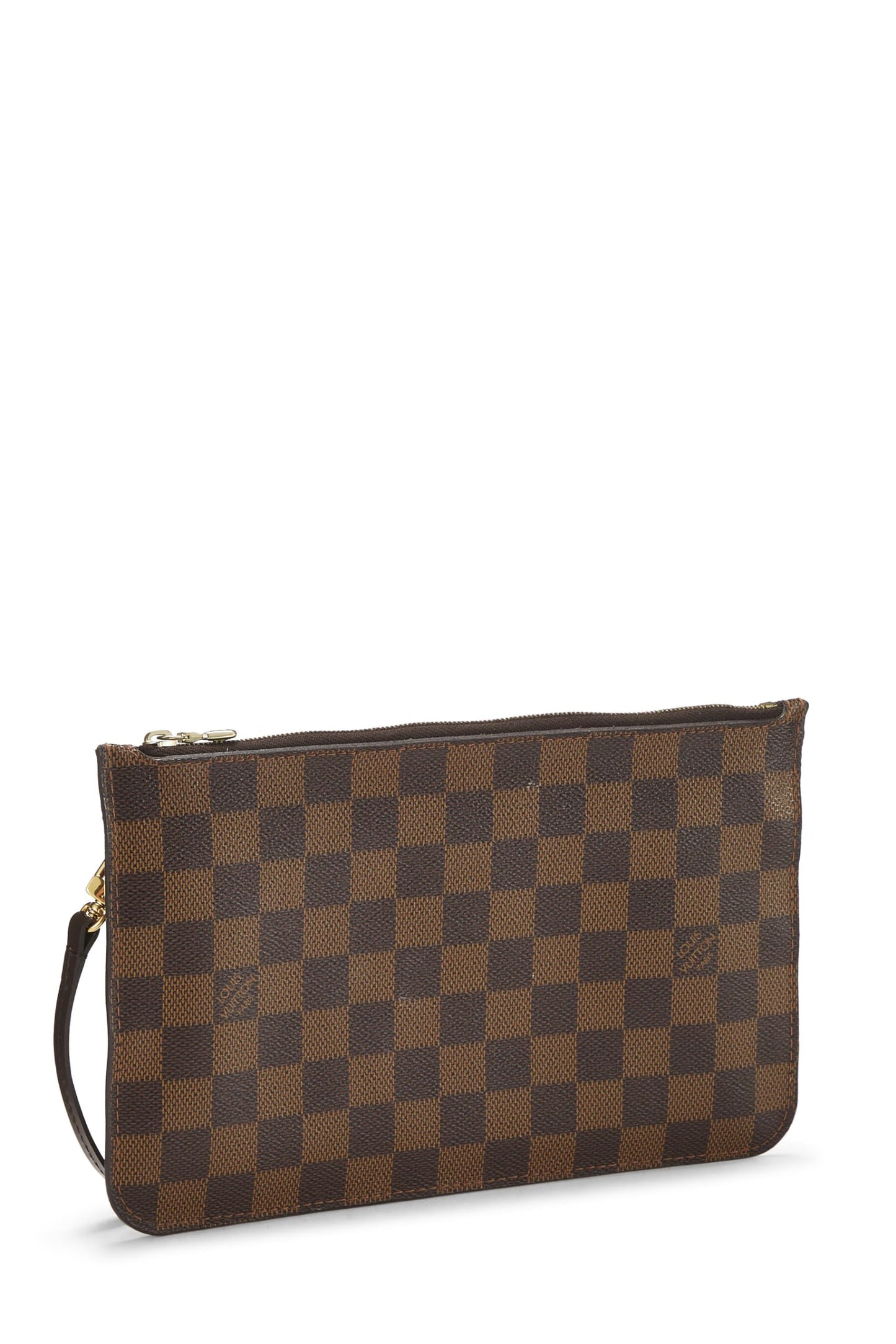 Louis Vuitton, Damier Ebene Neverfull Pouch MM, Brown