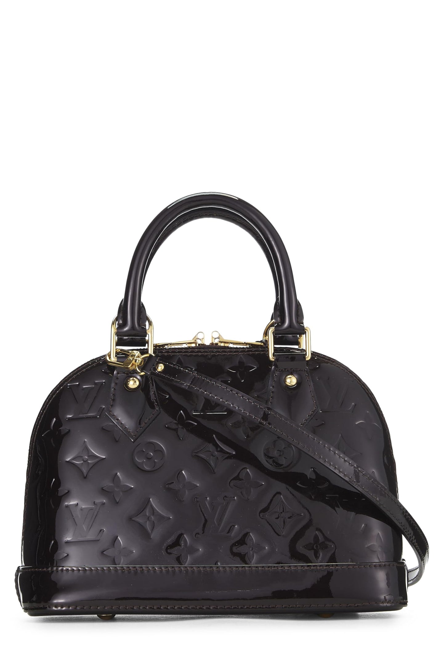 Louis Vuitton, Amarante Monogram Vernis Alma BB, Purple