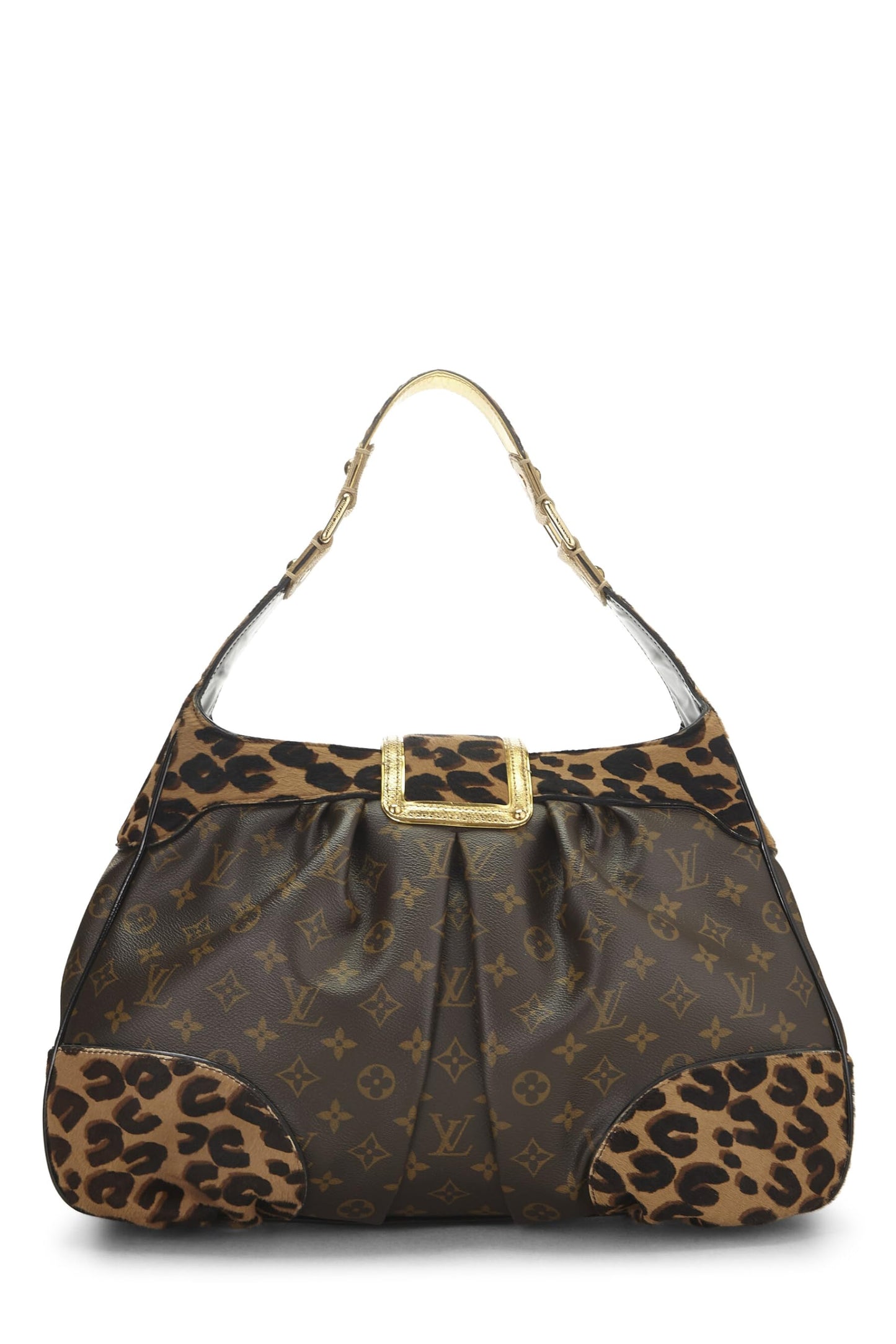 Louis Vuitton, Brown Monogram Leopard Boley, Brown