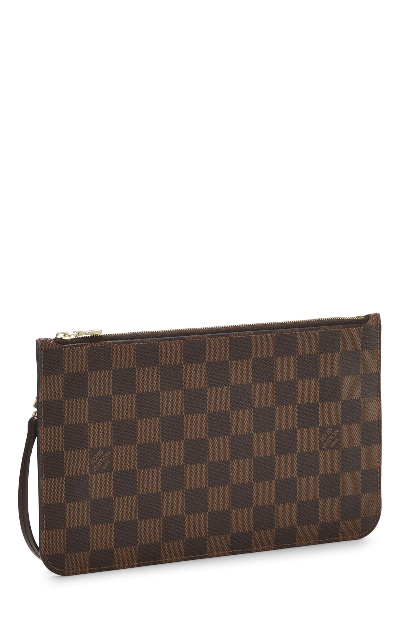 Louis Vuitton, Damier Ebene Neverfull Pouch MM, Brown