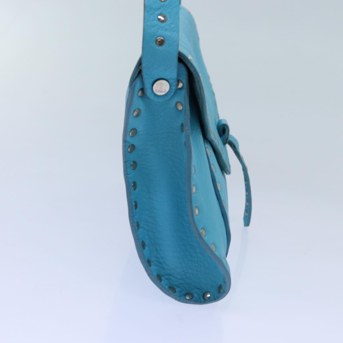 Luxury CELINE Shoulder Bag Light Blue 72402