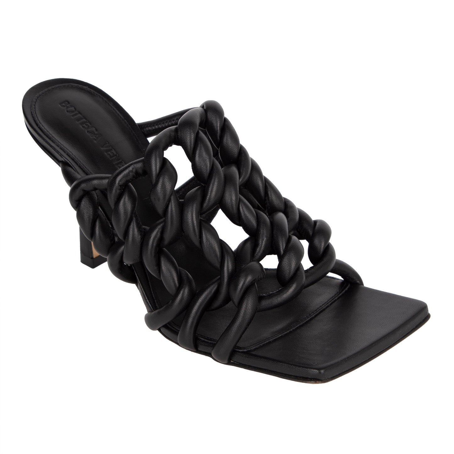 Luxury Bottega Veneta Stretch Mule Black