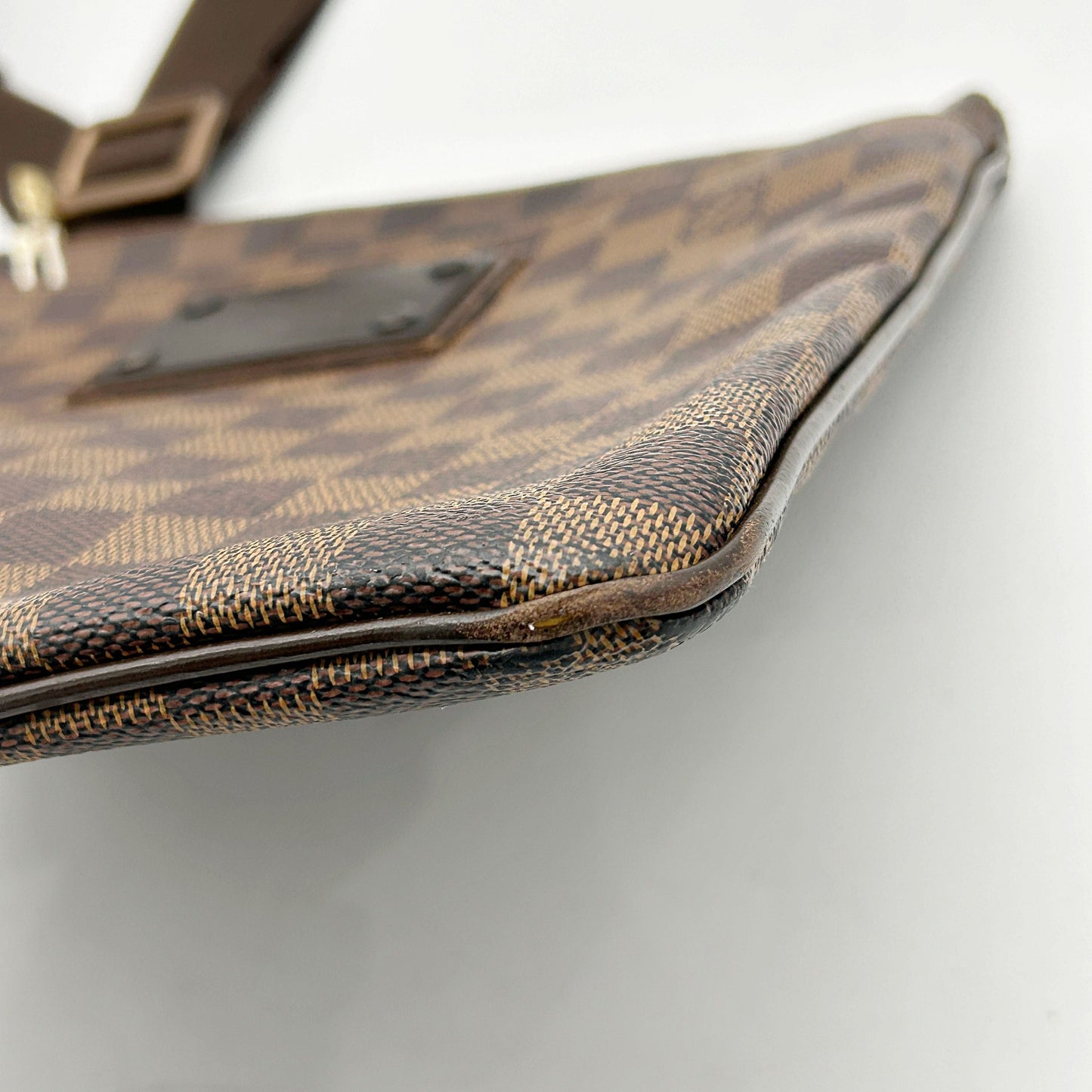 Louis Vuitton | Bags | Louis Vuitton Damier Ebene Brooklyn Pochette Plate Flat Messenger B04206HHVB