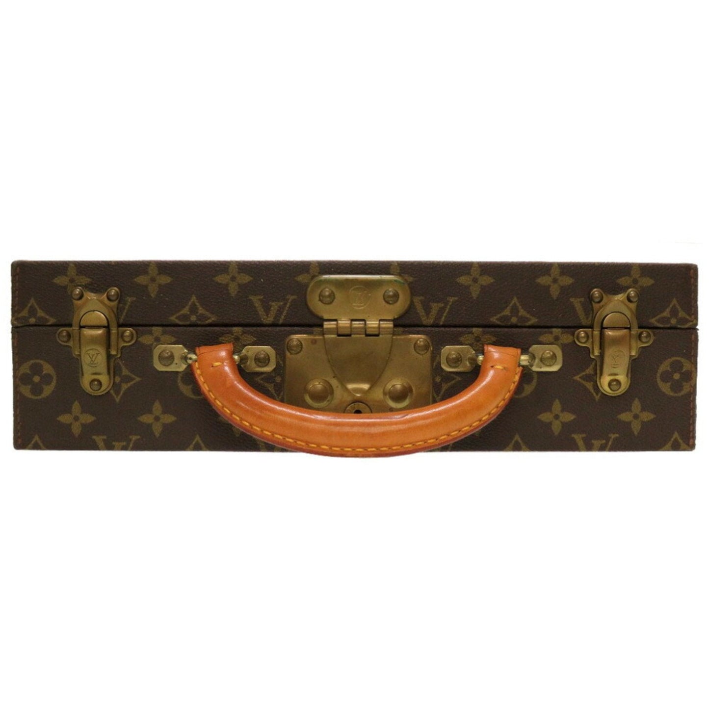 Louis Vuitton Brown Canvas boite bijoux briefcase bag