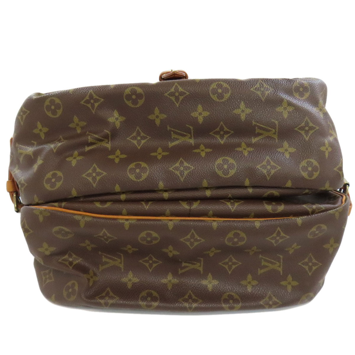 LOUIS VUITTON Shoulder Bag M42254 Monogram canvas Brown Saumur